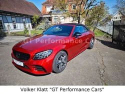 Rot Gebraucht 2020 Mercedes C180 AMG line Cabrio | 27.990 € (Superpreis)