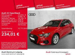 Tangorot metallic Gebraucht 2022 Audi A3 Sportback e-tron Ambiente Limousine | 23.450 € (Guter Preis)