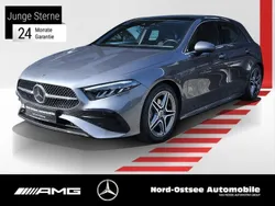 Grau metalliclack mountaingrau metallic Gebraucht 2024 Mercedes A180 AMG Limousine | 32.490 € (Fairer Preis)