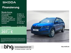 Blau Gebraucht 2022 Skoda Karoq Ambition SUV | 22.350 € (Superpreis)