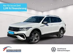 Oryxweiß perlmutteffekt Gebraucht 2023 VW Tiguan Allspace Elegance SUV | 41.491 € (Superpreis)