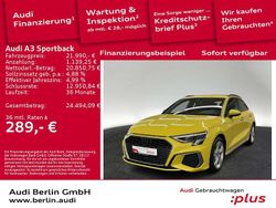 Pythongelb metallic Gebraucht 2021 Audi A3 S-Line Limousine | 21.990 € (Guter Preis)