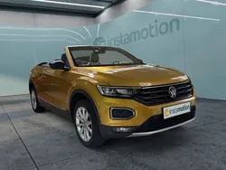 Gelb Gebraucht 2021 VW T-Roc Cabriolet Style Cabrio | 25.730 € (Fairer Preis)