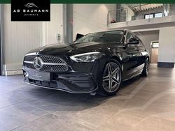 Schwarz obsidianschwarz metalliclack (metallic) Gebraucht 2022 Mercedes C180 AMG Kombi | 31.990 € (Etwas zu teuer)