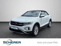 Pure white schwarz Gebraucht 2023 VW T-Roc Cabriolet Style Cabrio | 26.900 € (Fairer Preis)