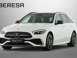 Polarweiß Gebraucht 2024 Mercedes C220 AMG Kombi | 43.435 € (Fairer Preis)