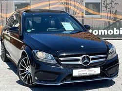 Schwarz Gebraucht 2016 Mercedes C180 AMG line Kombi | 16.990 € (Fairer Preis)