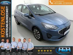 Blau (chroma blau) Gebraucht 2023 Ford Fiesta Titanium Kleinwagen | 17.440 € (Guter Preis)