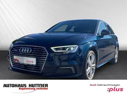 Kosmosblau metallic Gebraucht 2020 Audi A3 Sportback e-tron Sport Limousine | 22.980 € (Fairer Preis)