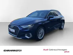 Navarrablau metallic Gebraucht 2024 Audi A3 Sportback Advanced Limousine | 30.790 € (Superpreis)
