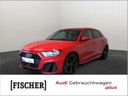 Rot Gebraucht 2024 Audi A1 Sportback S-Line Kleinwagen | 24.440 € (Superpreis)