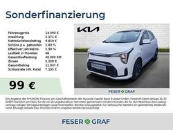 Schneeweiss Gebraucht 2024 Kia Picanto Kleinwagen | 14.990 € (Fairer Preis)
