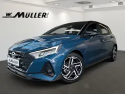 Vibrant blue/ phantom black / Neu 2025 Hyundai i20 N Line Limousine | 30.919 €