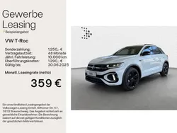 Pure white Neu 2025 VW T-Roc R-line SUV | 42.390 € (Etwas zu teuer)