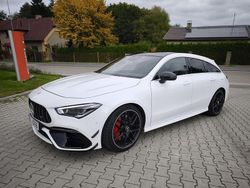 Weiß Gebraucht 2023 Mercedes CLA45 AMG Shooting Brake AMG Kombi | 49.490 € (Etwas zu teuer)