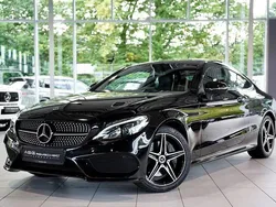 Schwarz Gebraucht 2017 Mercedes C300 AMG line Coupé | 29.900 € (Fairer Preis)
