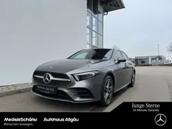 Mountaingrau (metallic) Gebraucht 2022 Mercedes A250 AMG Limousine | 29.839 € (Fairer Preis)