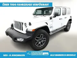 Bright white Gebraucht 2022 Jeep Wrangler Unlimited Sahara SUV | 49.879 € (Superpreis)