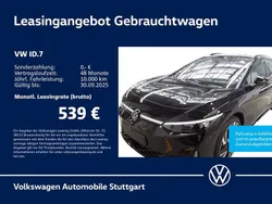 Grenadillschwarz metallic Gebraucht 2024 VW ID.7 GTX Limousine | 52.830 € (Guter Preis)
