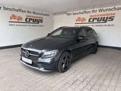 Olivgruen matt Gebraucht 2020 Mercedes C220 AMG line Kombi | 21.900 € (Guter Preis)