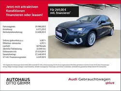 Grau Gebraucht 2023 Audi A3 Advanced Limousine | 28.879 € (Fairer Preis)