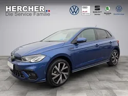 Blue metallic Neu 2025 VW Polo R-line Limousine | 25.780 € (Fairer Preis)