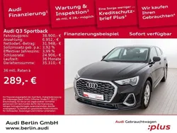 Mythosschwarz metallic Gebraucht 2024 Audi Q3 Sportback S-Line SUV | 38.900 € (Guter Preis)