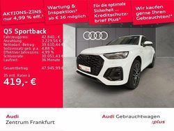 Weiß Gebraucht 2022 Audi Q5 Sportback S-Line SUV | 42.840 € (Fairer Preis)