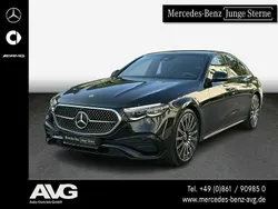 Obsidianschwarz lack Gebraucht 2024 Mercedes E220 AMG Limousine | 58.990 € (Teuer)