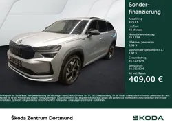 Brilliantsilber metallic Gebraucht 2024 Skoda Kodiaq SportLine SUV | 48.838 € (Fairer Preis)