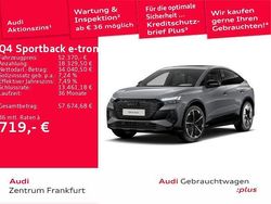 Grau Gebraucht 2025 Audi Q4 Sportback e-tron S-Line SUV | 52.370 € (Etwas zu teuer)