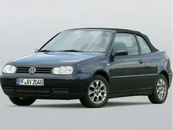 Schwarz Gebraucht 2002 VW Golf Cabriolet Conceptline Cabrio | 6.900 € (Teuer)