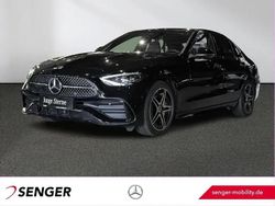 Unilack schwarz Gebraucht 2023 Mercedes C180 AMG line Limousine | 37.890 € (Teuer)