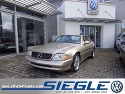 Beige metallic Gebraucht 2000 Mercedes SL500 AMG Cabrio | 29.990 € (Superpreis)