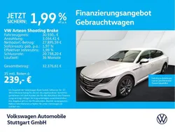 Oryxweiß perlmutteffekt Gebraucht 2024 VW Arteon Elegance Kombi | 30.930 € (Superpreis)