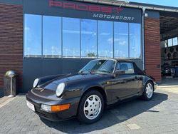 Satinschwarz metallic Gebraucht 1990 Porsche 911 Carrera 4 Cabriolet Cabrio | 84.964 €