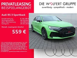 Grün Neu 2024 Audi RS3 Sportback Sport Kleinwagen | 71.299 € (Guter Preis)