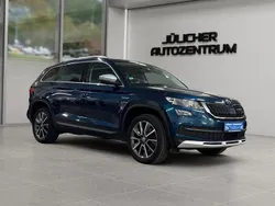 Blau Gebraucht 2019 Skoda Kodiaq Scout 4x4 SUV | 25.990 € (Fairer Preis)