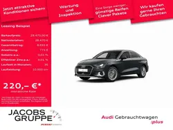 Grau Gebraucht 2024 Audi A3 Ambiente Limousine | 28.470 € (Superpreis)