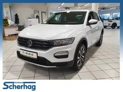Pure white (weiß) Gebraucht 2022 VW T-Roc Sport SUV | 25.900 € (Guter Preis)