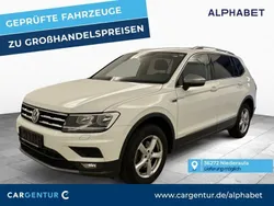 Pure white Gebraucht 2021 VW Tiguan Allspace Comfortline SUV | 25.290 € (Superpreis)