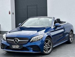 Blau Gebraucht 2019 Mercedes C200 AMG line Cabrio | 28.800 € (Fairer Preis)
