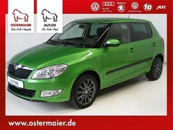 Grün metallic Gebraucht 2012 Skoda Fabia Family Kleinwagen | 8.680 € (Etwas zu teuer)