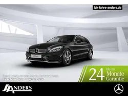 Schwarz obsidianschwarz Gebraucht 2016 Mercedes C400 AMG Kombi | 30.264 € (Fairer Preis)