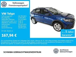 Reef blue metallic Gebraucht 2024 VW Taigo Life SUV | 24.790 € (Guter Preis)