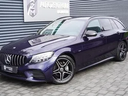 Cavansitblau metalliclack Gebraucht 2021 Mercedes C220 AMG line Kombi | 31.990 € (Fairer Preis)