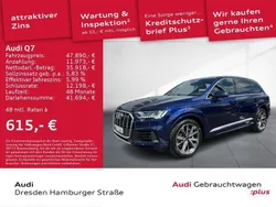 Navarrablau metallic Gebraucht 2021 Audi Q7 Comfort SUV | 48.990 € (Fairer Preis)