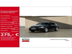 Schwarz Gebraucht 2024 Audi A3 Sportback e-tron S-Line Limousine | 37.430 € (Teuer)