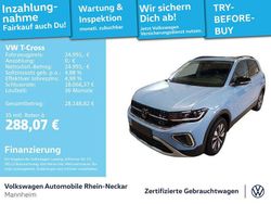 Clear blue metallic Gebraucht 2024 VW T-Cross Goal SUV | 24.991 € (Fairer Preis)