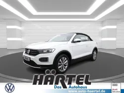 Pure white, solid Gebraucht 2021 VW T-Roc Cabriolet Style Cabrio | 21.700 € (Guter Preis)